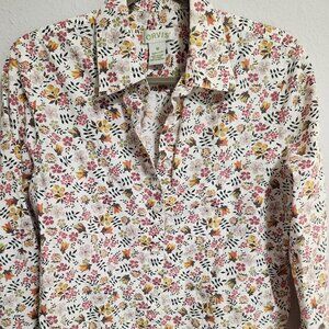 Orvis Women's Button Up Floral Garden Shirt 12
